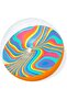 Inflatable Tie-Dye Twist Beach Ball - Colorful Beach Ball with Tie-Dye Pattern - Colorful Water Ball - Fun Pool & Beach Ball 46 Cm. - 4