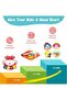 6 in 1 Baby Activity Cube, Busy Learning Activity Cube Toy Bead Maze Shape Sorter with Music - 4