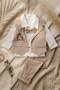 Baby Boy Striped Vest and Bow Tie Suit - 100% Cotton Special Occasion and Birthday Set - 7