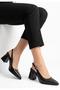 Letwa black high heeled shoes - 2