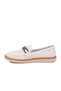 White Genuine Leather Perforated Breathable Anatomical Comfortable Sole Women's Casual Shoes Z278 Z - 2