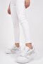 White-Grey Mesh Lace-Up Breathable Comfortable Sole Unisex Walking and Sports Shoes 26106 g
