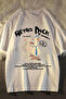 Mingalondon Retro Duck Printed Unisex Oversize T-Shirt - 5