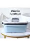 2 Pack Cleaning Supplies Caddy, Large Plastic Cleaning Supply Organizer Bucket with Handle Portable - 5