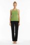 Women's Halter Neck Top with Stone Embroidery - 3