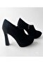 Platform Heeled Suede Shoes - 3