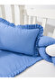 Knitted Protected 4-Piece Baby Crib Sleeping Set - Ruffle Detailed (70X120)
