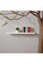 أرفف عائمة مثبتة على الحائط مع دعامات أنيقة غير مرئية، تخزين عصري من الخشب الصناعي بلمسة نهائية غير - 4