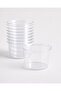 20 Pieces 250 Cc Bodega Bowl Without Lid Hard Plastic Transparent Dessert Appetizer Sauce Presentation Container - 2