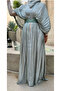Mint Green Kaftan Dress - 2