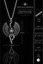 Stainless Steel Ancient Egyptian Mythological Winged Goddess Bastet Sphinx Cat Pendant - 5