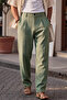 Men's Patterned Knitted Linen Baggy Trousers