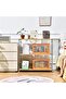 2 Pcs Lidded Storage Bins, Collapsible Storage Box, Plastic Stackable Toy Storage Bin Box Orga - 4
