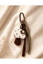 Brown Mushroom Figured Bag Charm and Phone Ornament