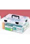 Premify Large Plastic Medical Storage Box, Child-Proof Organizer with Compartments & Handle, for Fam - 7