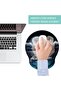Mouse Pad with Wrist Support, Ergonomic Mouse Pad with Memory Foam Wrist Rest Cushion, Non-Slip Rubb - 5