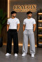 Men's Sweatpants Set of 2 Black Gray Comfort Fit Anti-Sweat