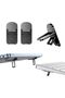 2PCS Zinc Alloy Mini Foldable Laptop Stand, Portable Computer Keyboard Riser with 2 Adjustable Angle