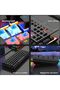 كيبورد العاب ميكانيكي باضاءة خلفية LED من ييليما، 104 مفتاح سريع الاستجابة واجهة USB، كيبورد سلكي مق - 4