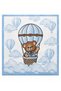 Teddy Bear Baby Shower Napkin |   Hot Air Balloon Themed Baby Birthday Party Napkin Birthday Party Set Decoration - 2
