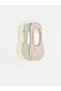 Esvab • Modern & Distinctive Lace Detailed Women's Ballerina Socks 3-Piece Set