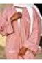 Abaya Dieynaba – Elegant Pastel Pink Three-Piece Set with Crown Embroidery | Modest & Sophisticated - 6