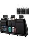 Car Trunk Organizer Holder, Detachable Vehicle Seatback Hanging Storage Container with Zippers, Larg