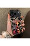 iPhone 17/18 Pro Compatible Marvel Patterned Silicone Edge Hard Back Case Couple Phone Case - 3