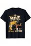 قميص رجالي من القطن بتصميم شخصي مضحك من First Funny Mike - 2