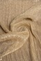 Pleated Moonlight Gold Color Knitted Evening Dress Fabric
