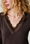 Lace and Satin Detailed Pajama Set - 5