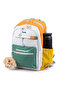 Premium Imported Waterproof Fabric Kindergarten Nursery Children's Daily Backpack Orange Green 110A - 5