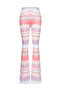 Lunessa Knitted Flared Trousers Zigzag Metallic Soleia