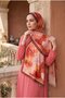 Soft Floral Shawl Series Claret Red - 2