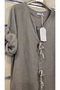 Italian Linen Dress with Large Button Detail - 3