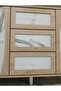 Modern Multi-Use Buffet with 3 Drawers and Side Cabinets - 3