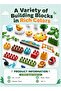 Slide Series Speed Track Car Big Building Blocks Set FL1140, 211 PCS Multicolor ABS Building Toy with Large 9.4 mm Block Format, Multi-Level Car Slide Track, 2 Mini Cars, 2 Character Figures, De - 6