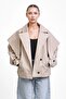 Women's Oversize Double Premium Trench Coat Jacket