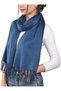 Women's winter scarf 197x70cm burgundy silky soft elegant.