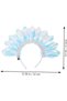 LED headband Statue of Liberty crown colorful holiday hair. - 4
