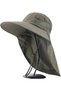 Men's sun hat, UPF 50+ protection - breathable wide-brimmed outdoor UV suitable for hiking, fishing and travel. - 2
