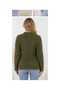 Women's Plush Fuzzy Knitwear Sweater Crew Neck Long Sleeve Soft Knitted Sweater - 5