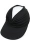 Women's Sun Hat - Wide Brim UPF 50+ UV Protection Foldable Beach Quick-Drying Sports (Black) - 3