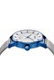 Men's Stainless Steel Blue Watch, Silver Mesh Band | Trnda-Bl43 - 3