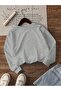Unisex Tiger Eye Printed Crew Neck Sweatshirt - 3