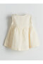Two Mt Shop Quality Floral Embroidered Muslin Baby Girl Dress - 4