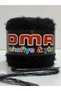 Rabbit Hair Fur Yarn Hand Knitting Yarn 200Gr - Black - 4