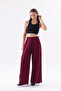 Relaxed Soft Draped Wide-Leg Pants - 3