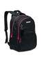 School Backpack Waterproof Book Bag with Compartments and Doll Pendant for Kids, ( BLACK ) Model-scp0023-17" - 5
