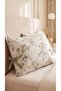 Eucalyptus Patterned Lace Pillowcase 50X70 cm |   100% Cotton Decorative Pillowcase - 7
